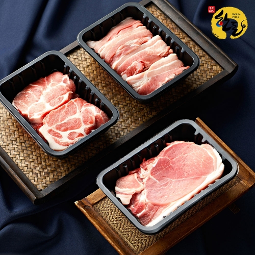 [2026 설날] 육류도가 한돈 가성비 선물세트 1.5kg (삼겹살-500g / 목살-500g / 앞다리살-500g)