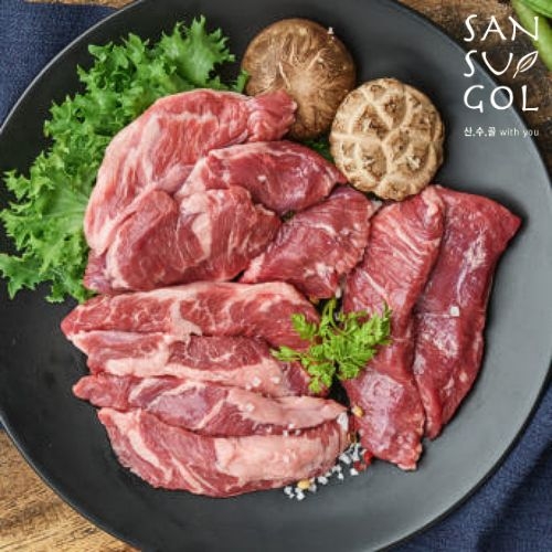 산수골목장 갈매기살 구이용 1kg (갈매기살-1000g)