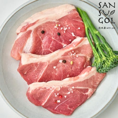 산수골목장 앞다리살 수육용 1kg (앞다리살-1000g)