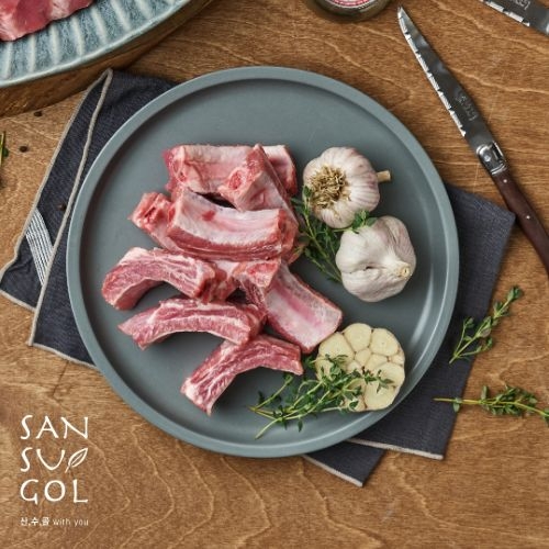 산수골목장 등갈비 구이/찜용 1kg (등갈비-1000g)