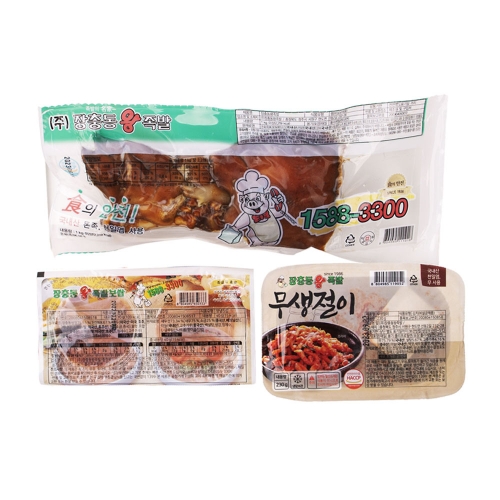 [반짝특가] 장충동왕족발 제주 흑돼지 무뼈족발세트 (가공-1000g)