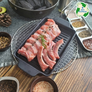 [반짝특가] 동대산포크 무항생제 등갈비 구이/찜용 1kg (등갈비-1000g)