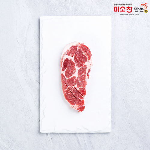 [반짝특가] 미소찬한돈 칼집목살 구이용 1kg (목살-1000g)