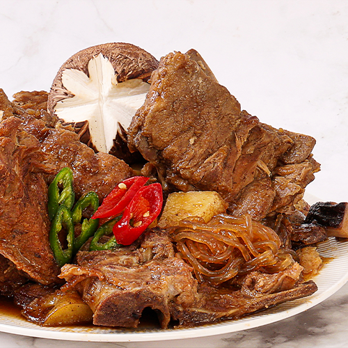 [신상품] 아이포크 고기 양 많은 한돈뼈찜 1.2kg (가공-1200g)