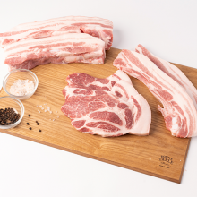 [1인 기획전] 이어도포크 제주흑돼지 1인 구이세트 1kg (오겹살-500g / 목살-500g)