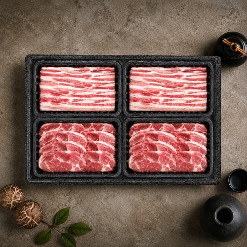 [2026 추석] 농부의정육점 한돈 2호 명절선물세트 (삼겹살-1000g / 목살-1000g)