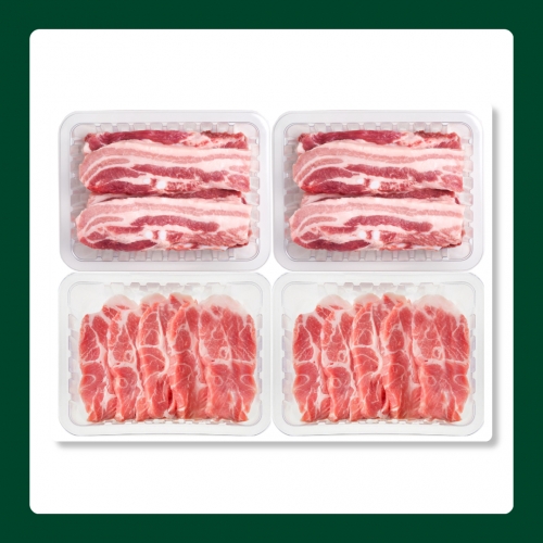 [2026 추석] 돈마루 한돈세트 1호 (삼겹살-800g / 목살-800g)