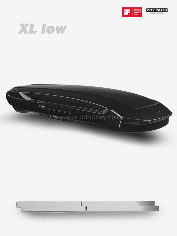 툴레 모션3 XL Low (블랙유광) 루프박스