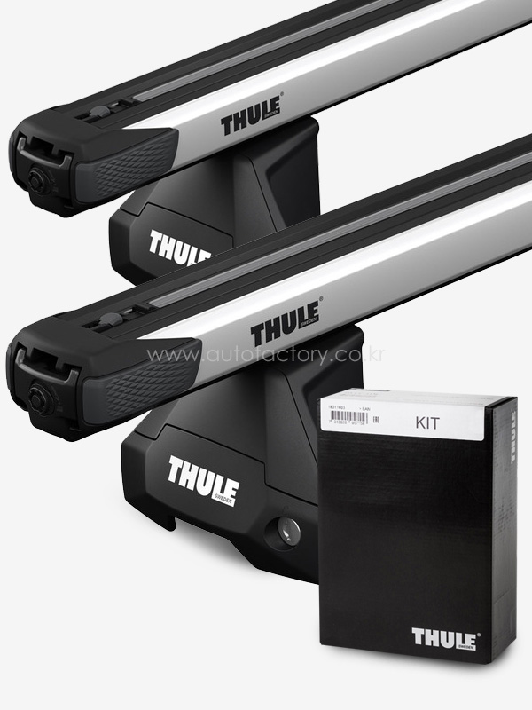 [볼보 ES90 (해치백), 26년식~, 일반지붕] 툴레 7105 에보 가로바세트(7105/슬라이드바144/5472)