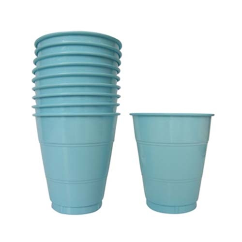 플라스틱컵(10개입)-라이트블루