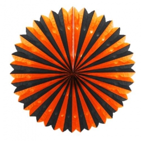페이퍼플라워(25cm/45cm)-오렌지&블랙