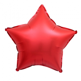 크롬 별은박(18")-레드(45cm) 새틴럭스 은박풍선 별은박 풍선 파티풍선