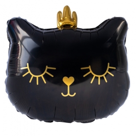 캣프린세스- 블랙  고양이풍선
