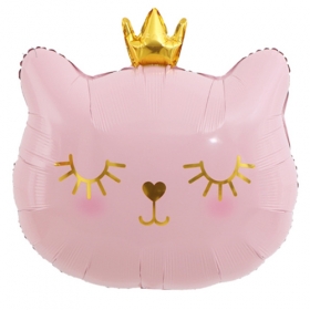 캣프린세스- 핑크  고양이풍선 48x55