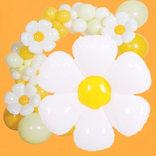 <은박풍선> 데이지꽃 (대형43인치/96x110)- 꽃은박  꽃풍선