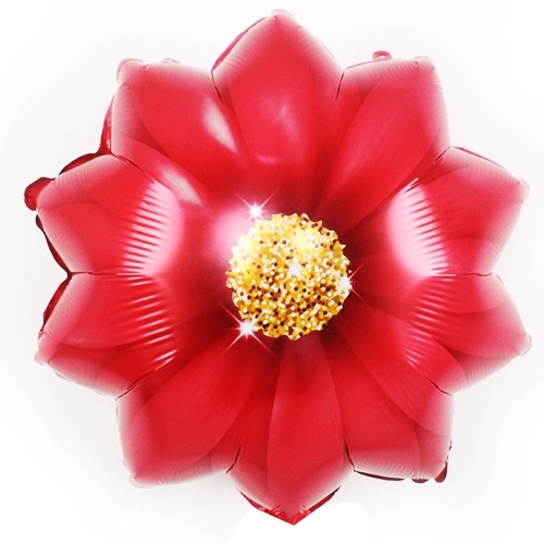 <은박풍선> 해바라기꽃 (18인치/45cm)- 레드 꽃은박 해바라기은박 꽃풍선
