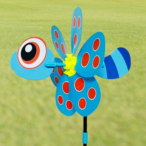 플라워꿀벌바람개비 (블루)  정원바람개비 나비바람개비 꽃바람개비 매장입구