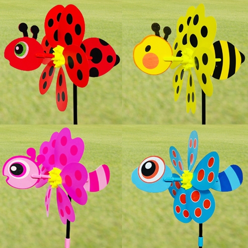 플라워꿀벌바람개비/ 정원바람개비 나비바람개비 꽃바람개비 매장입구