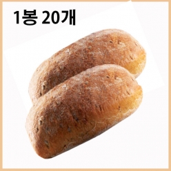완제 다크 치아바타 (108g x 20개) 1봉-샌드위치빵/치아바타빵