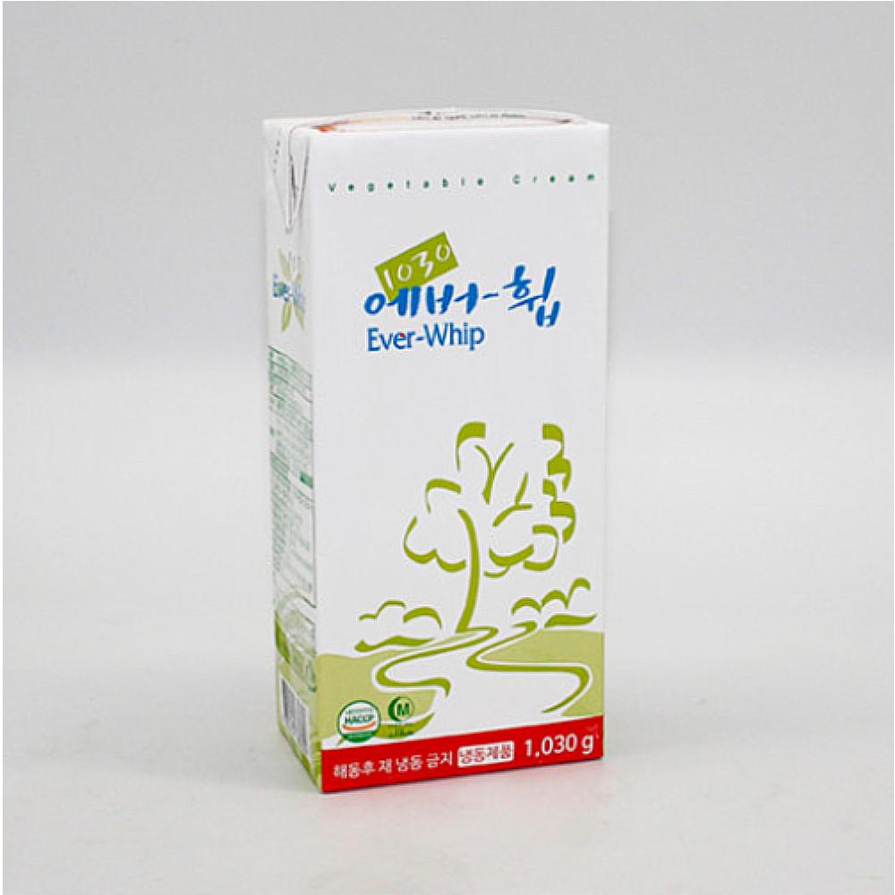 에버휩 1030 g x 1개 식물성크림 케익아이싱 빵필링 전용크림