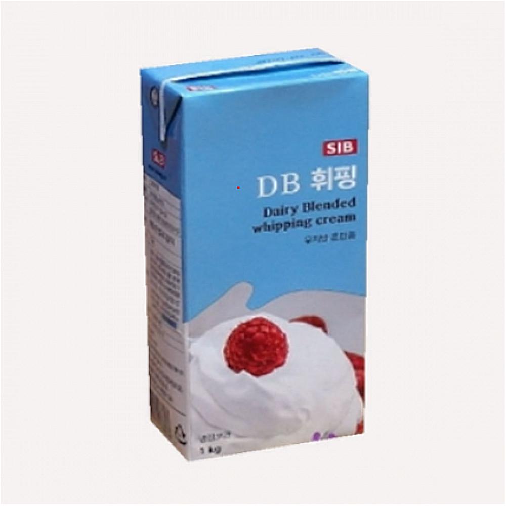 선인 DB 휘핑크림 1L 3개입 무가당 동물성/식물성 혼합생크림-아이스박스무료