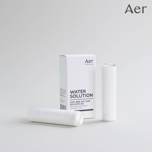 아에르 여행용 샤워기 컴팩트 향균 세디먼트 필터(리필용)