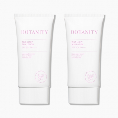 징크 라이트 선로션 톤업 선크림 50ml 2개 (SPF50+ PA++++)