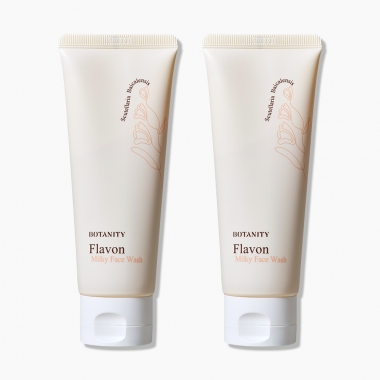 플라본 밀키 페이스 워시 100ml 2개