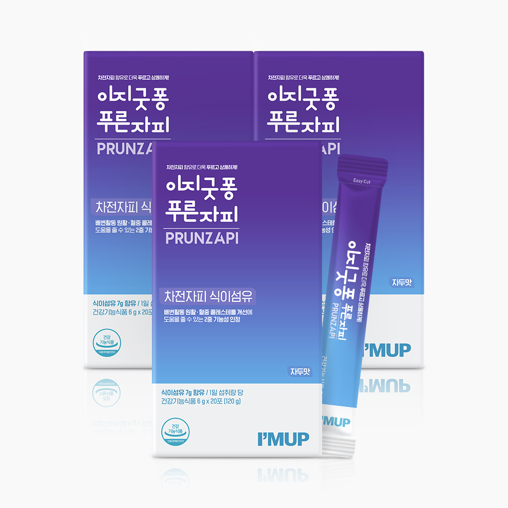 아임업 이지굿퐁 푸른자피 6g x 20포 3팩 [원산지:상세설명에 표시]