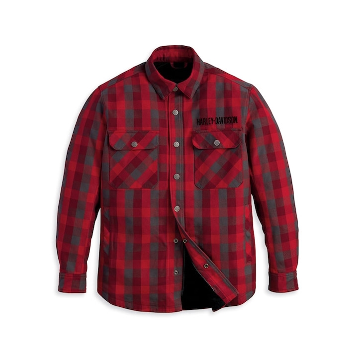 남성 오퍼레이티브 라이딩 셔츠재킷 RED