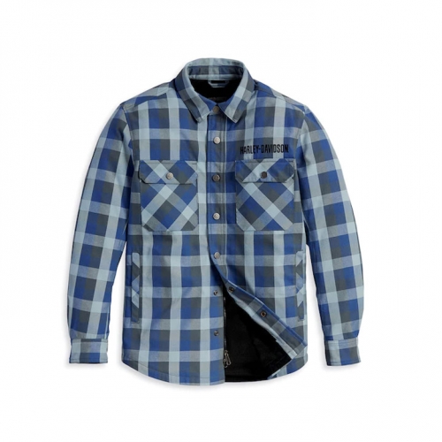 남성 오퍼레이티브 라이딩 셔츠재킷 BLUE