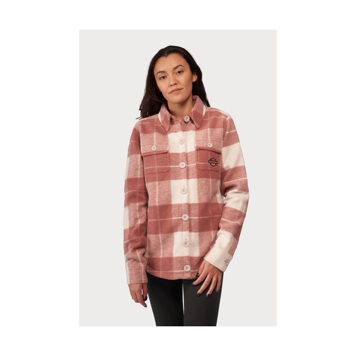 [🍀LUCKY 특가] 여성 온워드 셔츠재킷 PINK