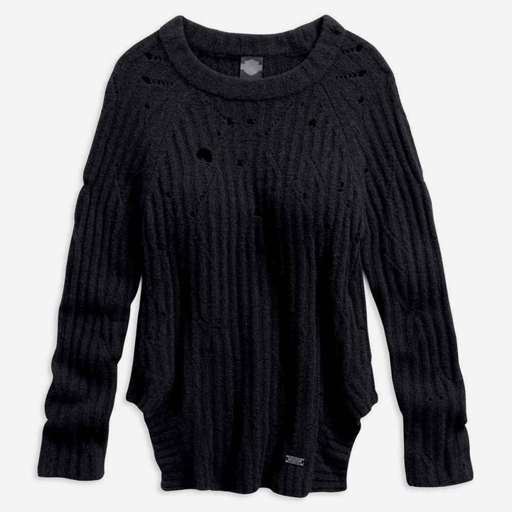 [리퍼브]여성 디스트로이드 스웨터 긴팔티셔츠