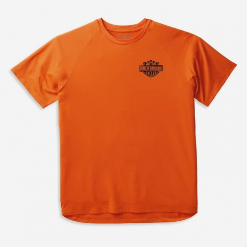 남성 퍼포먼스 바앤실드 반팔티셔츠 ORANGE