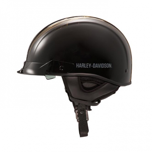 버즈비 초경량 쉴드 J03 라이트닝 하프 헬멧 BLACK