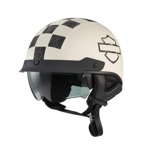 버즈비 초경량 쉴드 J03 하프 헬멧 WHITE