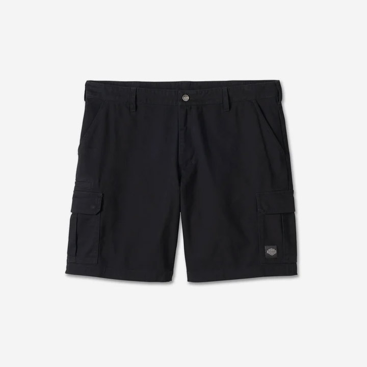 남성 밀워키 카고 반바지 BLACK