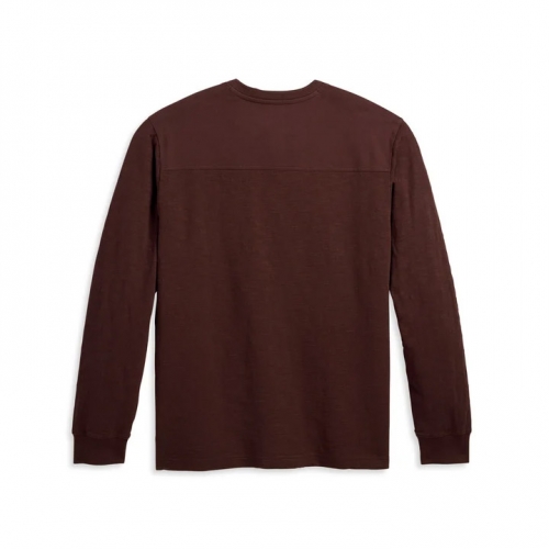 남성 랠리 헨리 긴팔티셔츠 BROWN