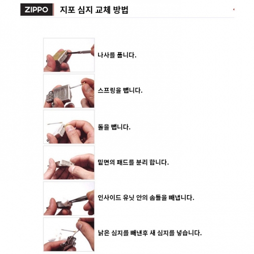 지포라이터 심지