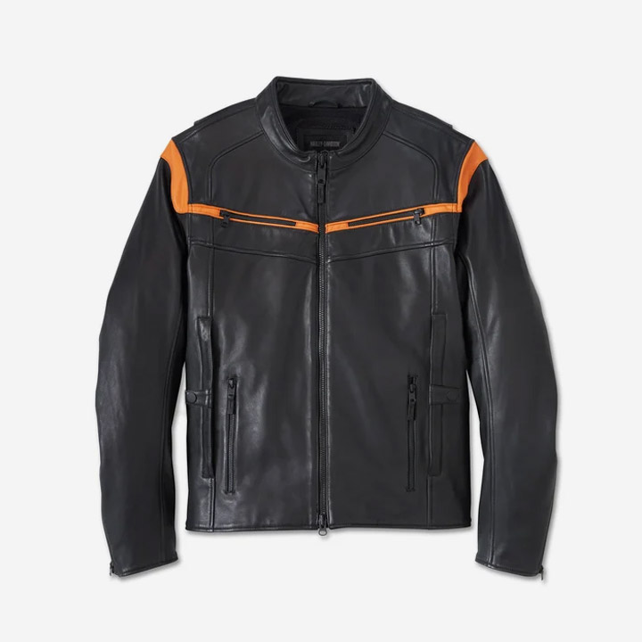 남성 캐피털 트리플 벤트 2.0 라이딩 가죽재킷