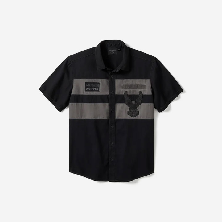 남성 아이언 본드 ll 반팔셔츠 BLACK