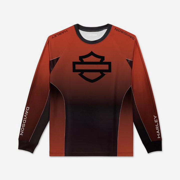 H-D 스피드웨이 모토 긴팔티셔츠 RED