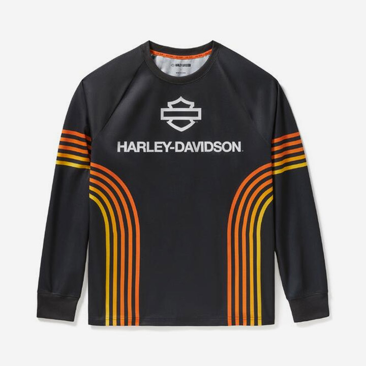 남성 HD TECH 레이싱 저지 긴팔티셔츠