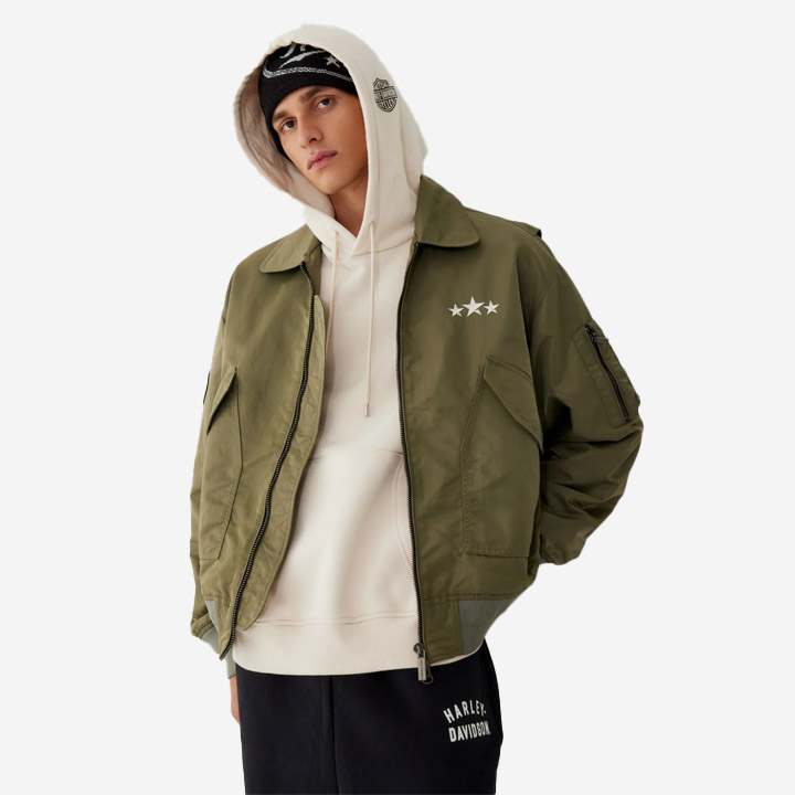 [컬렉션스] 남성 MA-1 캐주얼재킷 KHAKI