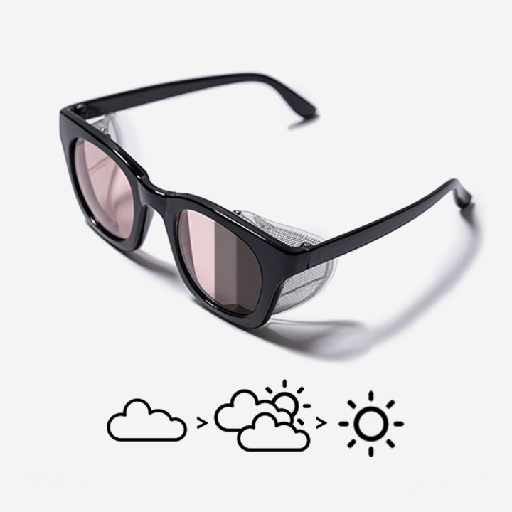 [에딜롯] 001 변색 고글 CLEAR/PINK