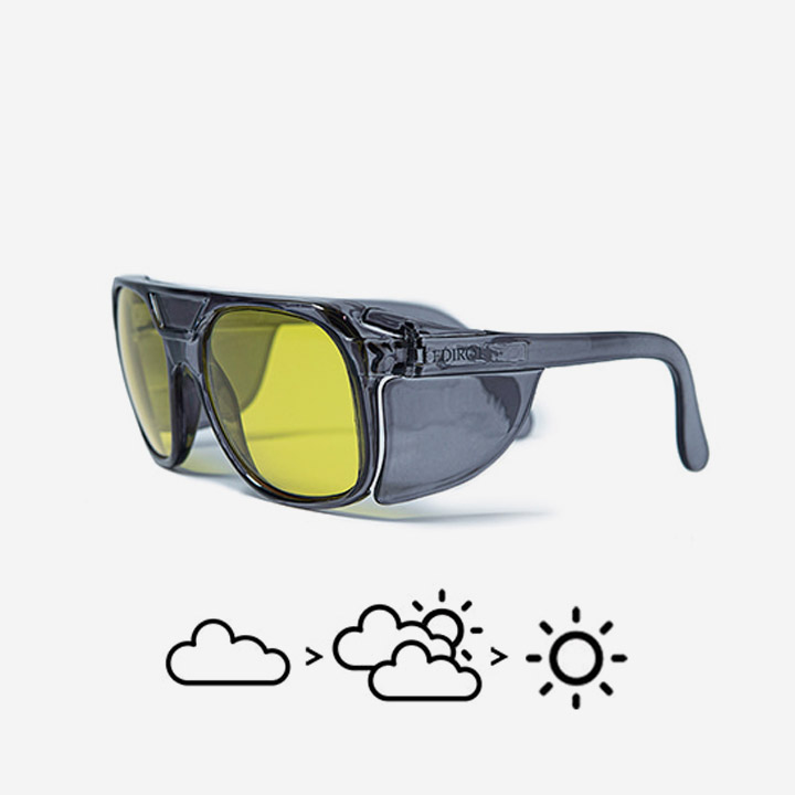 [에딜롯] 002 변색 고글 GRAY/YELLOW