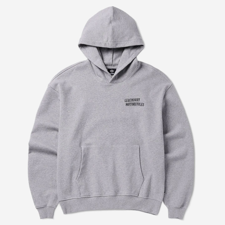 [컬렉션스] 남성 플레임 타이거 풀오버 후드티셔츠