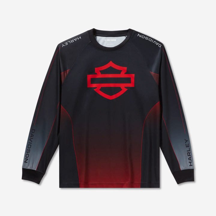 H-D 스피드웨이 모토 긴팔티셔츠