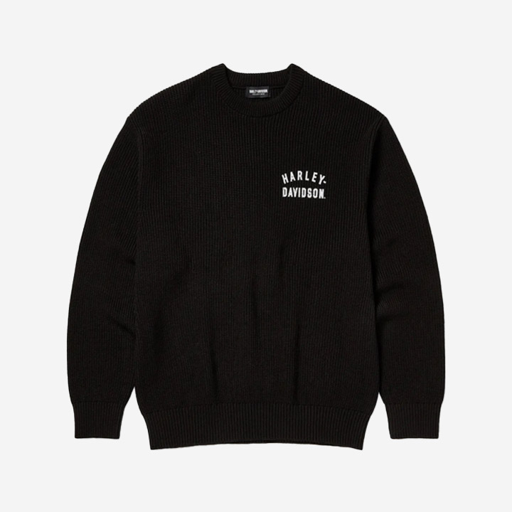 [컬렉션스] 남성 MKE 클라우드나인 니트 긴팔티셔츠 BLACK