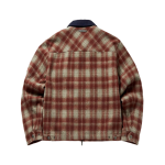 [컬렉션스] 남성 체크 플란넬 퀼팅 캐주얼재킷 RED